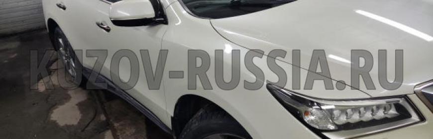 Кузовной ремонт и покраска двери и крыла Acura MDX