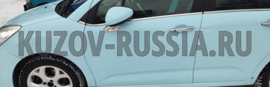 Кузовной ремонт и покраска двери Citroen C3
