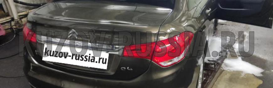 Кузовной ремонт и покраска двери багажника и бампера Citroen C4