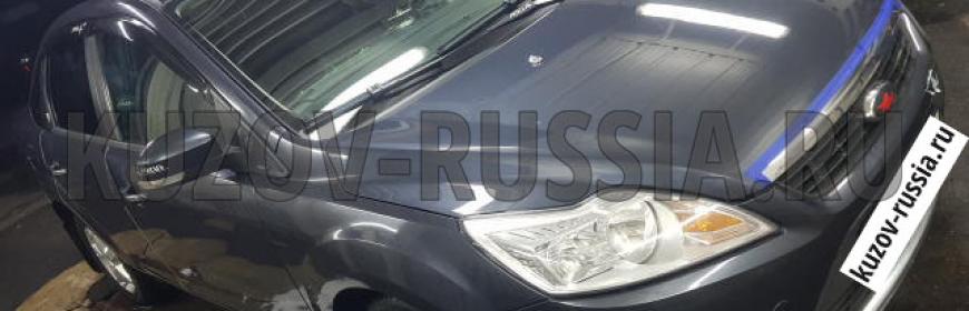 Кузовной ремонт и покраска порогов и капота Ford Focus