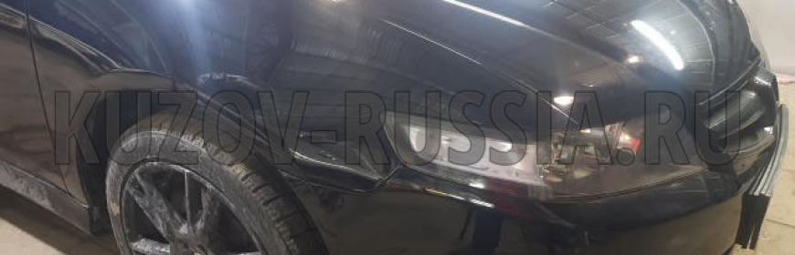 Кузовной ремонт и покраска крыла и бампера Honda Accord