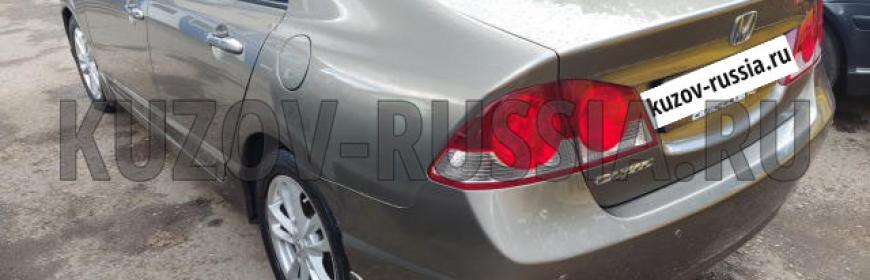 Кузовной ремонт и покраска крыльев и бампера Honda Civic