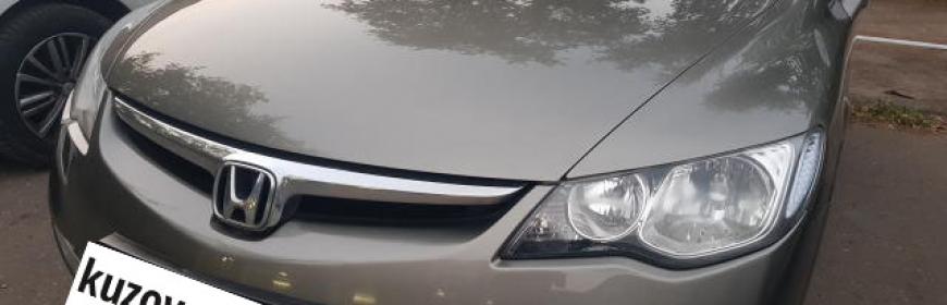 Кузовной ремонт и покраска капота Honda Civic