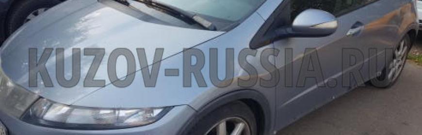 Кузовной ремонт и покраска крыши и крыла Honda Civic