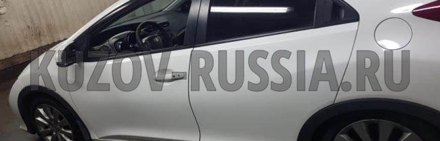 Кузовной ремонт и покраска порогов и капота Honda Civic