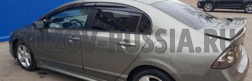 Кузовной ремонт и покраска порогов и крыла Honda Civic