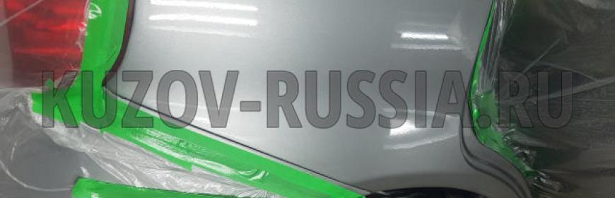 Кузовной ремонт и покраска крыла с коррозией Honda Jazz
