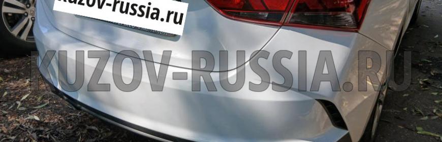 Кузовной ремонт и покраска бампера Hyundai Solaris