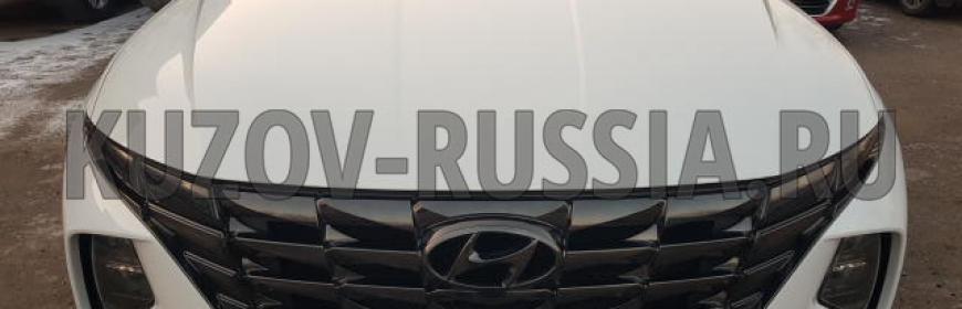 Кузовной ремонт и покраска двери и бампера Hyundai Tucson