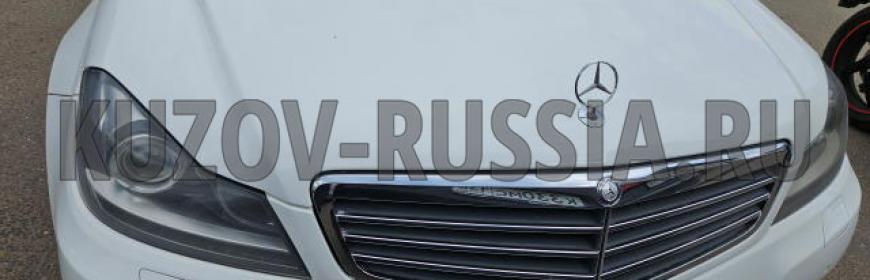 Кузовной ремонт и покраска капота и заднего бампера Mercedes-Benz W204