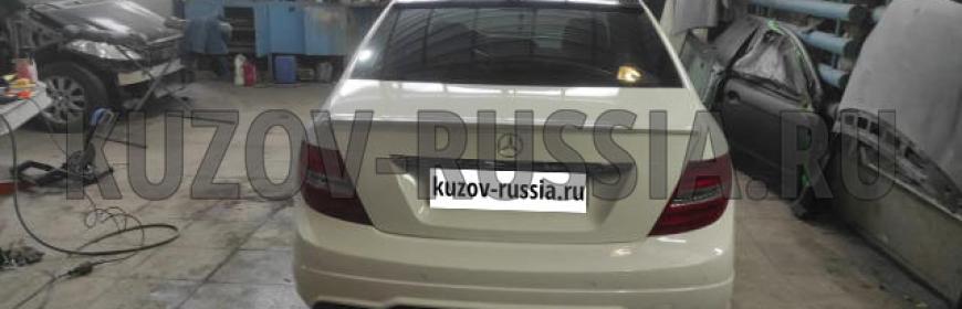 Кузовной ремонт и покраска крыла Mercedes-Benz W204
