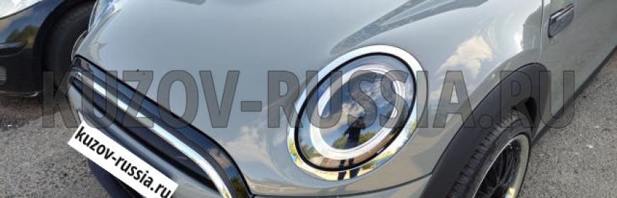 Кузовной ремонт и покраска капота после вмятины Mini Hatch Cooper