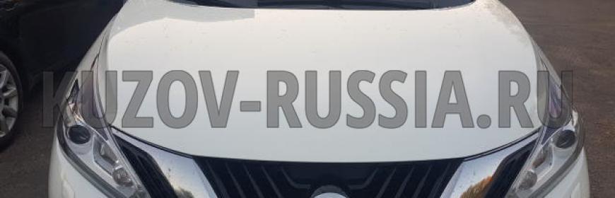 Кузовной ремонт и покраска капота Nissan Murano