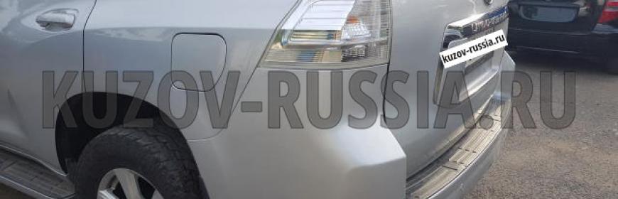 Кузовной ремонт и покраска двери багажника и бампера Toyota Land Cruiser Prado
