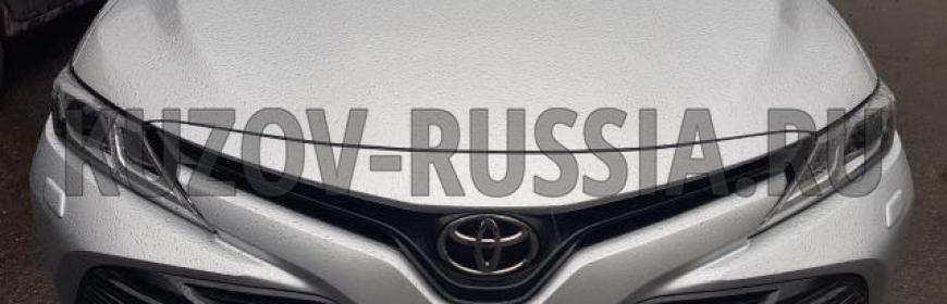 Кузовной ремонт и покраска капота и бампера Toyota Camry