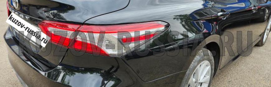 Кузовной ремонт и покраска крыла и заднего бампера Toyota Camry