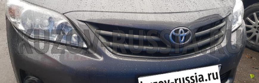 Кузовной ремонт и покраска переднего бампера Toyota Corolla