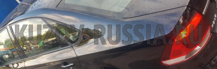 Кузовной ремонт и покраска заднего крыла Volkswagen Polo