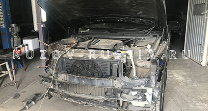 Пример работы по кузовному ремонту Land Rover №1