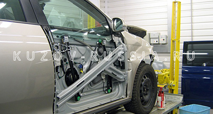 Пример работы по кузовному ремонту Volvo №2