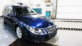 Кузовной ремонт автомобиля Saab в Москве