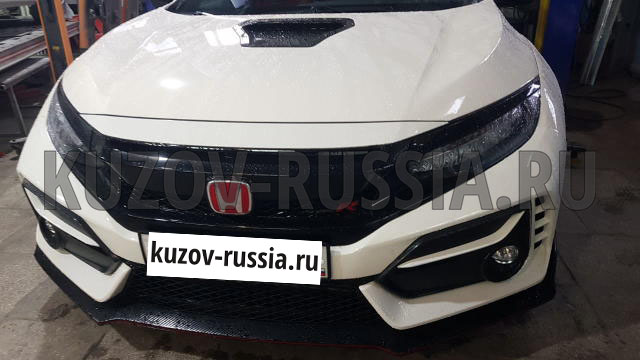 Кузовной ремонт авто Honda Civic Type R