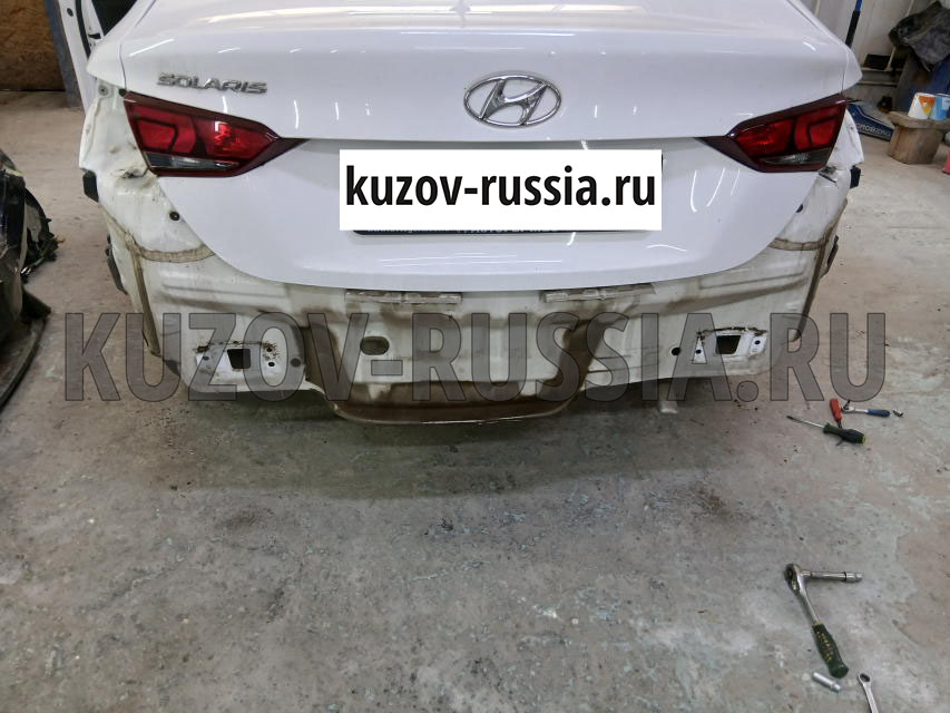 Кузовной ремонт авто Hyundai Solaris